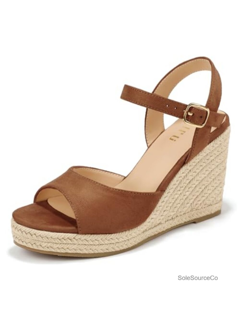 Wedge Espadrille Sandals Platform Peep Toe Slingback High Heel Summer